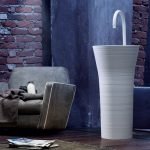 Handmade freestanding wash basin