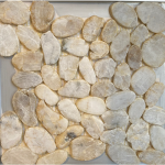 Flat Pebbles-White