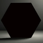 MONOCHROME HEX BLACK 16 X18 CM